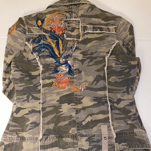 Aziz Embroidered Camo Jacket - Picture 3 of 5